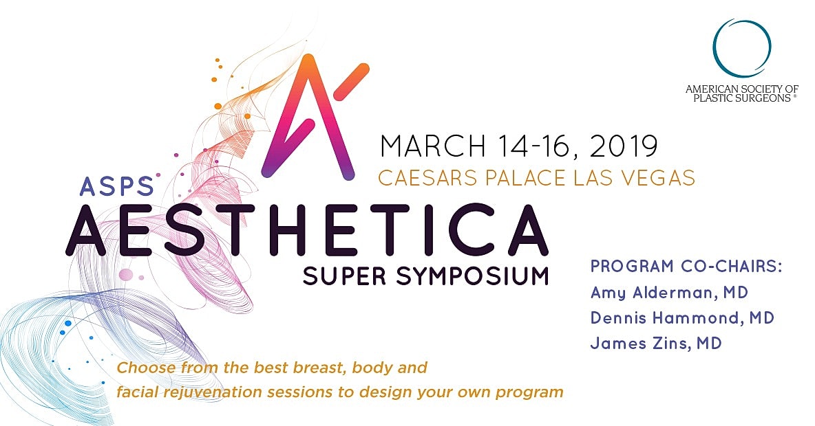 ASPS Aesthetica Super Symposium promotional graphic