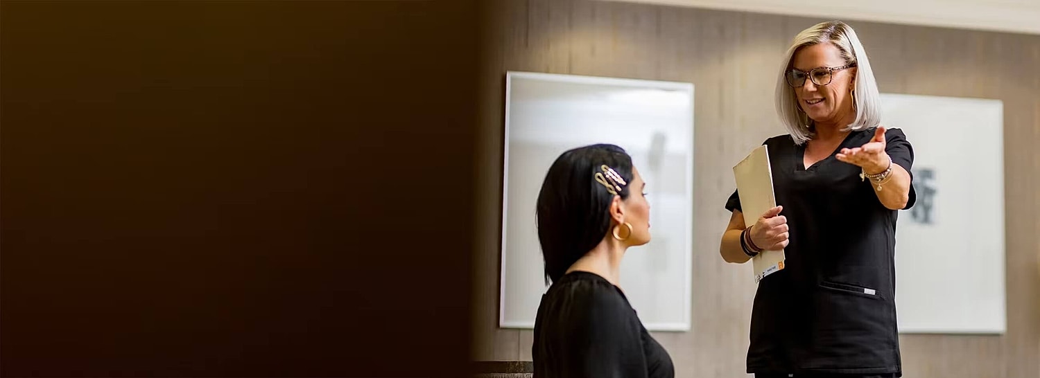 Professional consultation in a modern setting.