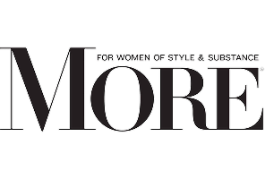 More magazine logo featuring lifestyle and substance.